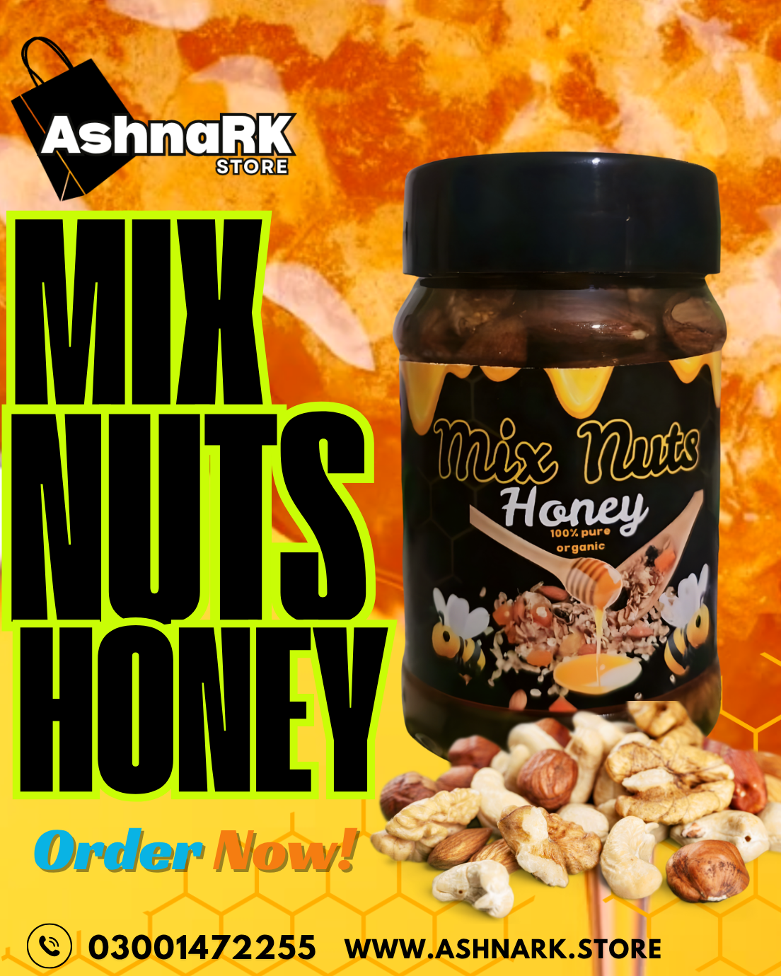 Mix Nuts Honey